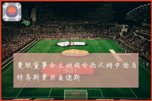 曼联董事会主动询价西汉姆中场马特乌斯费尔南德斯